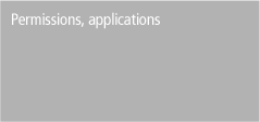 Permissions, applications