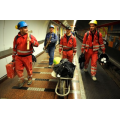 Hibaelhárítás: a 2-es metró alagútjának falán keletkezett rés befoltozása (Vanik Zoltán Képei)