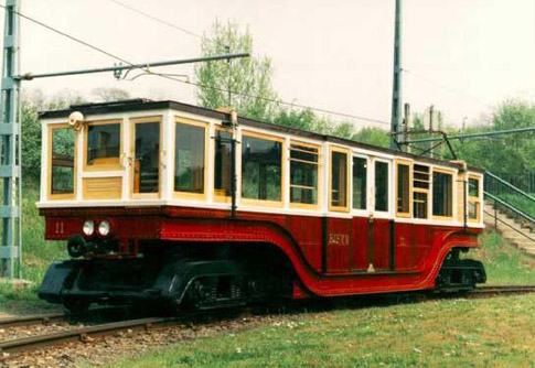 Old train on the Millennial Underground Railway Line