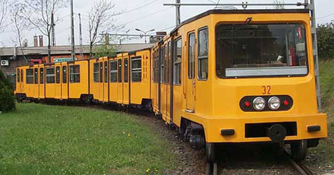 Refurbished train on the Millennial Underground Railway Line