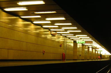 Deák Ferenc tér station on Metro Line 2